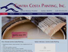 Tablet Screenshot of contracostapainting.com